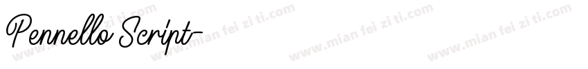 Pennello Script字体转换